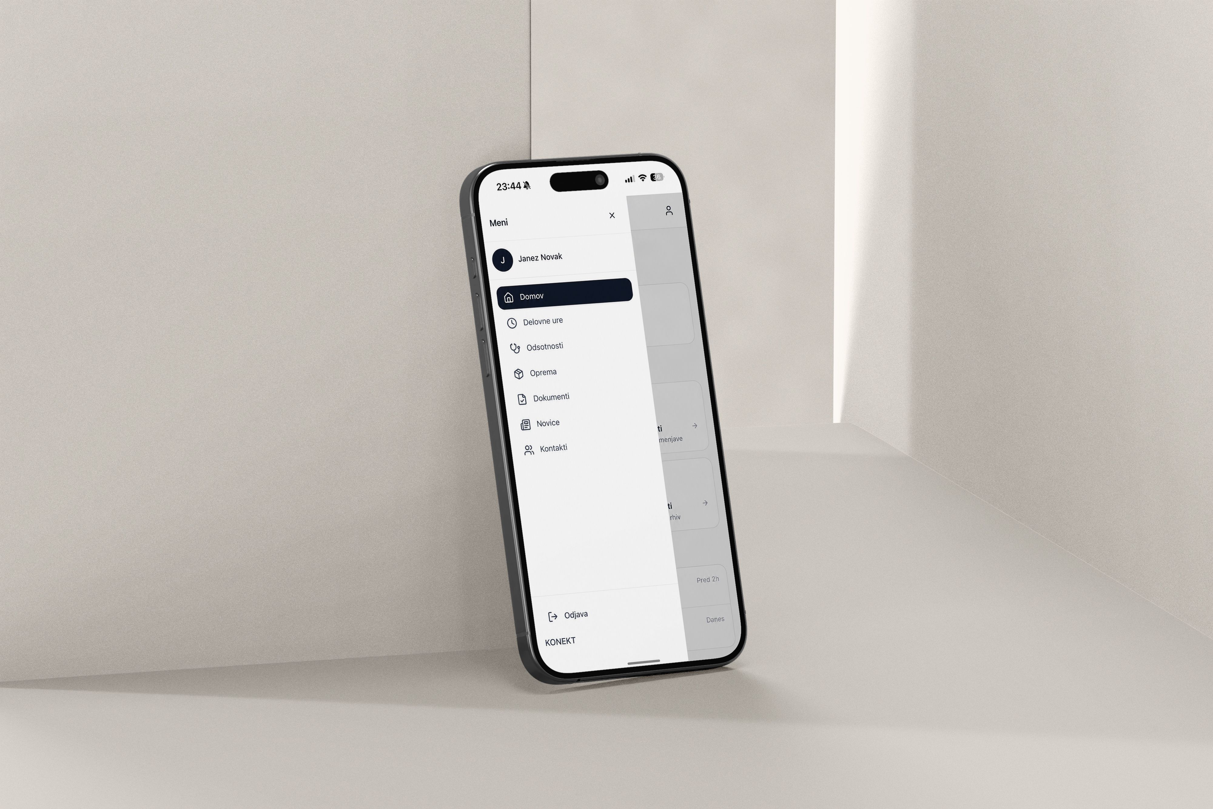 Konekt mobile app